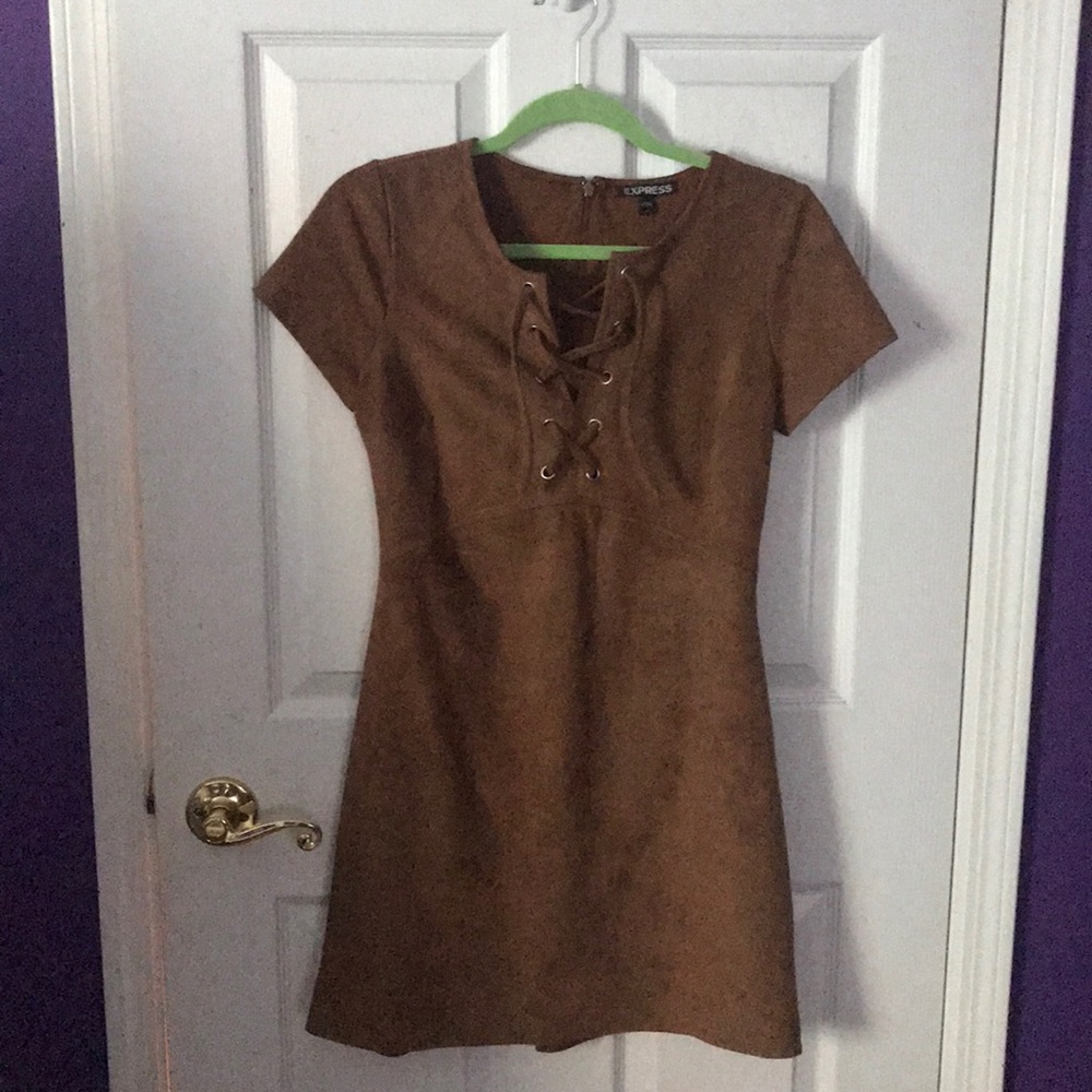 Suede dress